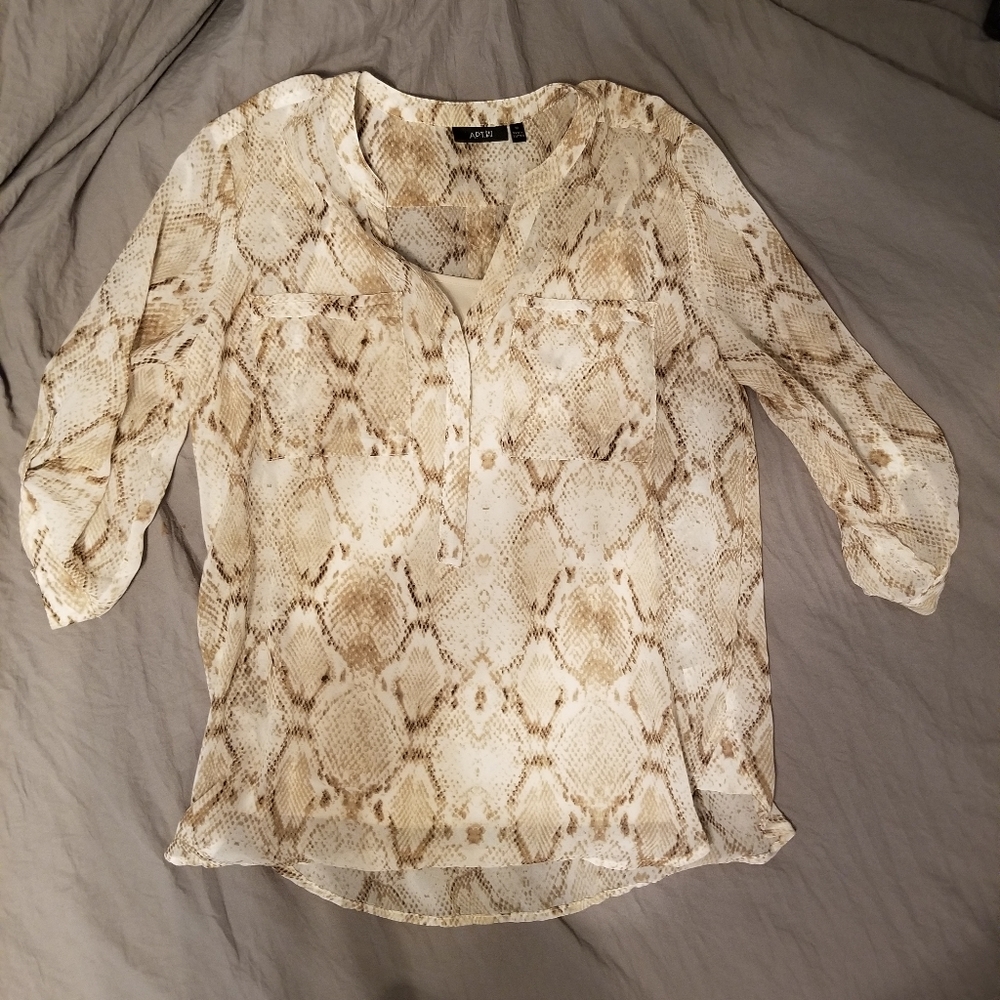 Women's Snake Skin Shirt